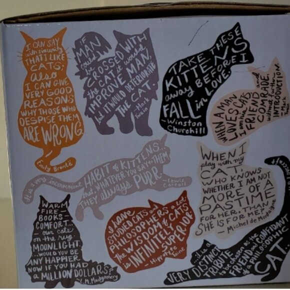 MUG, LITERARY CAT (ceramic, 12 oz., boxed) Feline familiar Cat Kitten Meow Liter - Picture 4 of 4